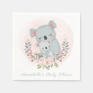 Papel SERVILLETA DE PAPEL: BABY KOALAS : Baby Shower