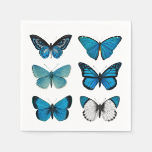 PAPEL SERVILLETA DE PAPEL: MARIPOSAS DE VINTAJE