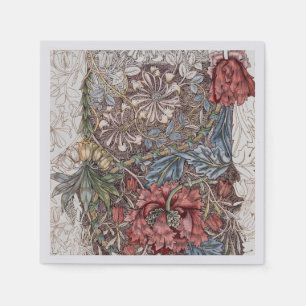 PAPEL SERVILLETA DE PAPEL: WILLIAM MORRIS : WILD TULIP