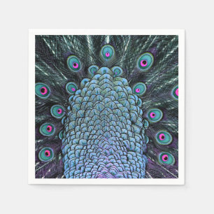 Papel Servilleta de pavo real