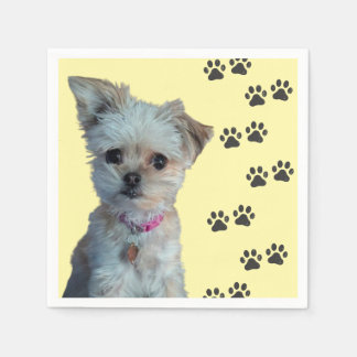 Papel servilleta de perro