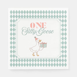 Papel servilleta de postre One Silly Goose