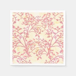 Papel Servilleta de postre retro con detalles de glasead