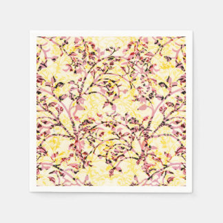 Papel Servilleta de postre retro con detalles de glasead