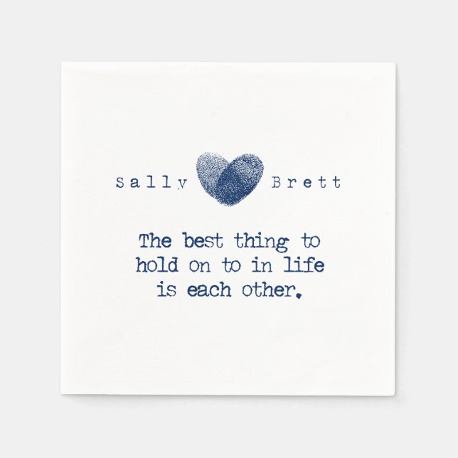 Papel servilleta de recepción (Anverso)