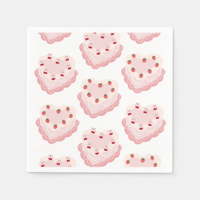 Papel servilleta de tarta de cosecha (Anverso)