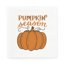 Servilleta de Temporada de Calabaza