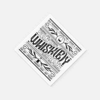 Papel Servilleta de Whiskey / Whisky