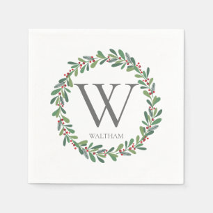 Papel Servilleta del cóctel del navidad de las puntilla