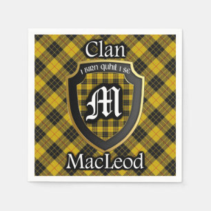 Papel Servilleta escocesa del tartán de MacLeod del cla