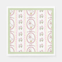 Servilleta estándar para baby shower de Pink Goose