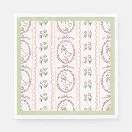 Papel Servilleta estándar para baby shower de Pink Goose