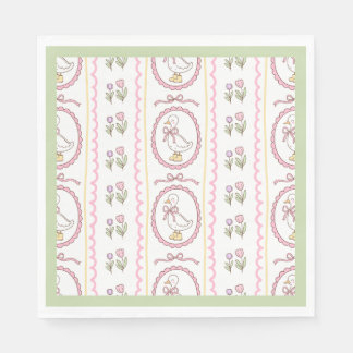 Papel Servilleta estándar para baby shower de Pink Goose