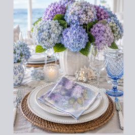 Papel Servilleta para almuerzo de acuarela de Hortensia