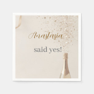 Papel Servilleta personalizada para despedida de soltera