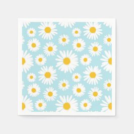 Papel Servilletas de margarita de primavera Servilleta p