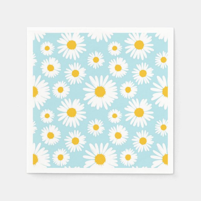 Papel Servilletas de margarita de primavera Servilleta p (Anverso)