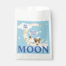 Papel Sobre la bolsa de Baby Shower del chico de la luna