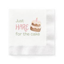 Solo "LIEBRE" para la servilleta de postre de past