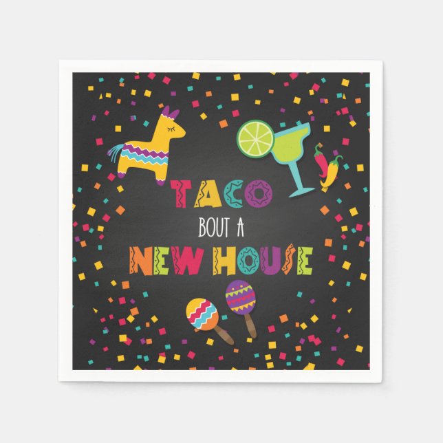 Papel Taco a favor de una nueva servilleta en casa (Anverso)
