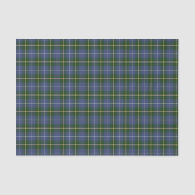Papel tapicero Navidades Nueva Escocia tartan (Anverso)