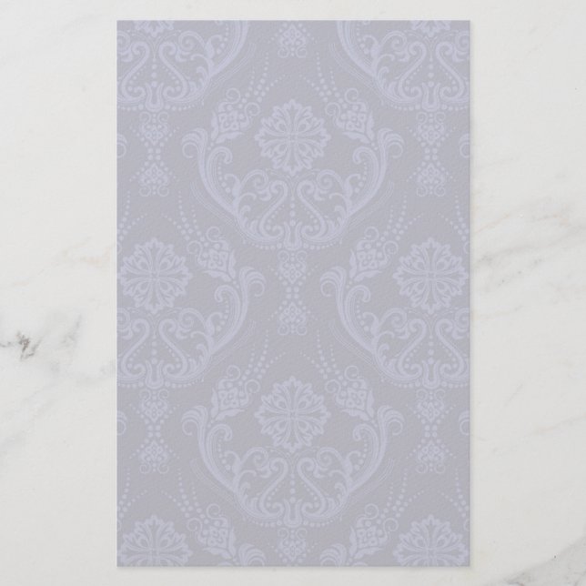 Papel tapiz azul de adamascado azul de lujo (Anverso)
