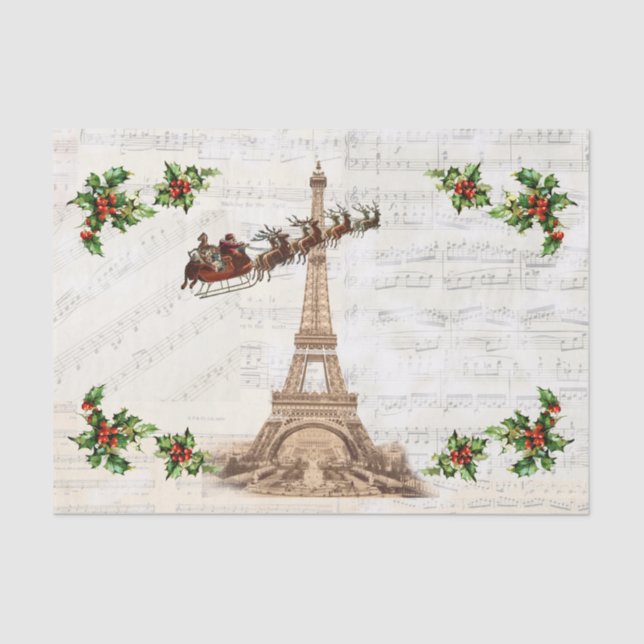 Papel tapiz de los Navidades de París (Anverso)