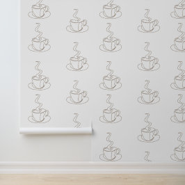 Papel tapiz de papel de pared para café