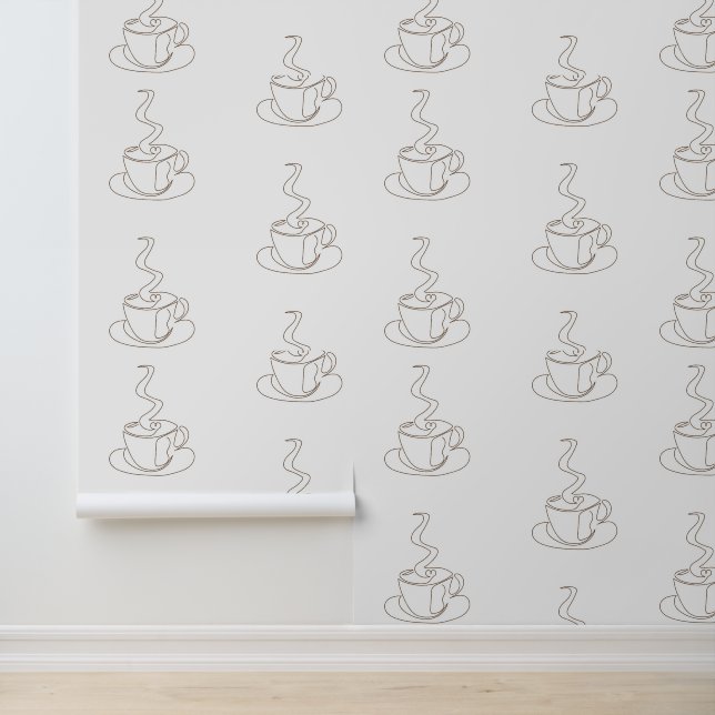 Papel tapiz de papel de pared para café (Solicitud)