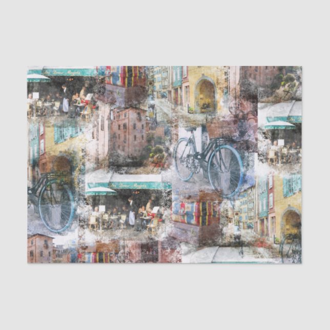 Papel tapiz francés vintage para desacoplar (Anverso)