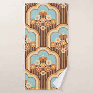 Papel tapizado de los años 70 de diseño sin fisura