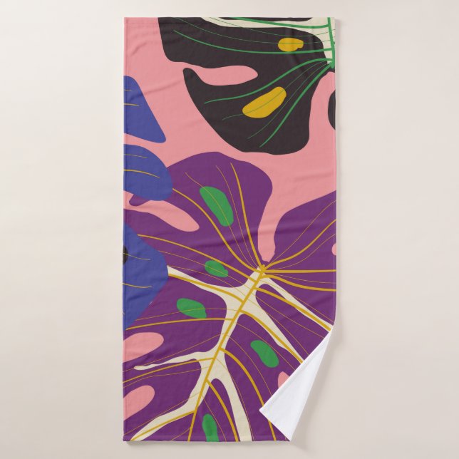 Papel tapizado de lujo con motivos de Art Deco. Fo (Toalla de baño)