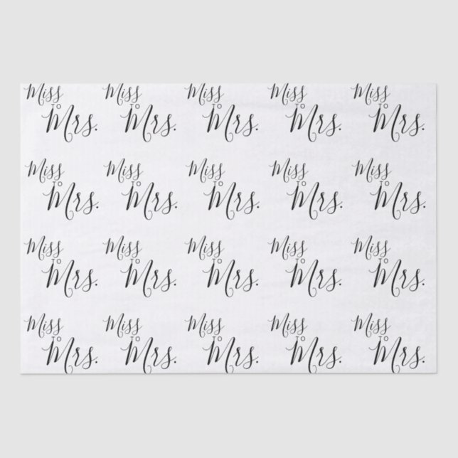 Papel tapón - Miss a la Sra. (Anverso)