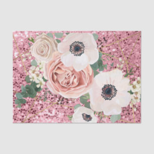 Papel Tejido Acondicionamiento Glitte Rosa de Jard