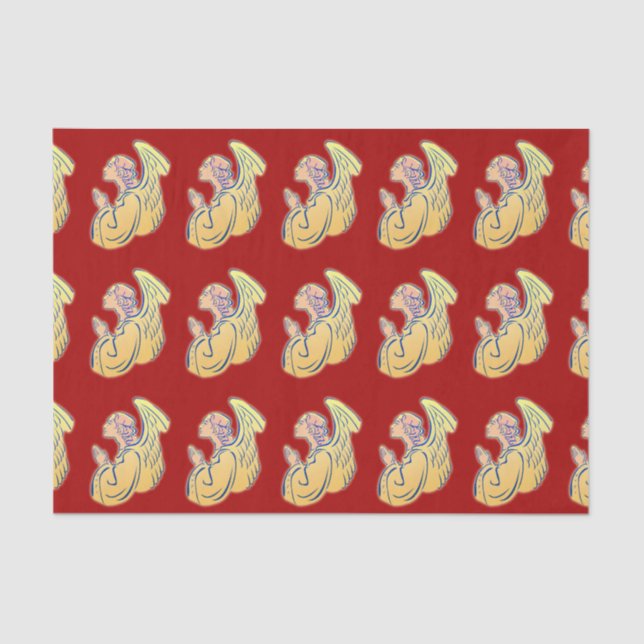 Papel Tejido Ángel De Esperanza (Anverso)