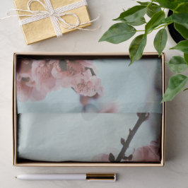 Papel Tejido de cerezo rosa suave