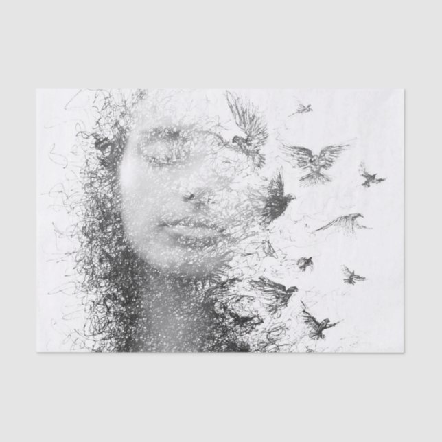 Papel Tejido De Decoración De Muebles De Cara De S (Anverso)