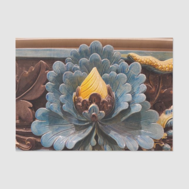 Papel Tejido De Flor De Lotus (Anverso)