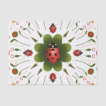 Papel Tejido De Ladybug