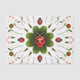 Papel Tejido De Ladybug