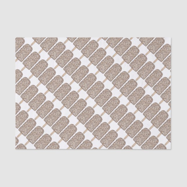 Papel Tejido De Popsicle Popsicles De Chocolate Ec (Anverso)