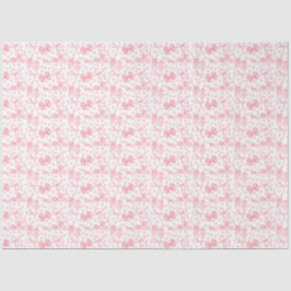 Papel Tejido de puntos y arcos rosados