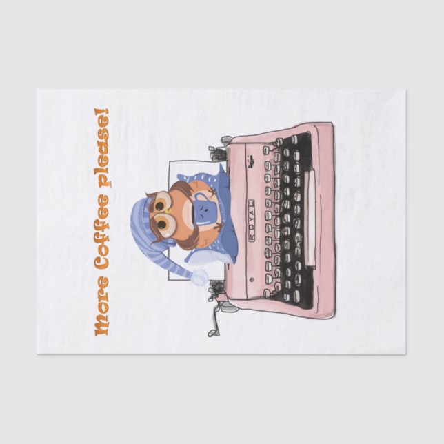 Papel Tejido Lámina Rosa Más Café Por Favor (Anverso)