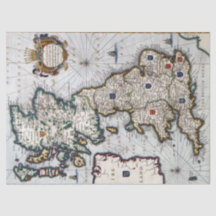 Papel Tejido o Papel de Descascarillado - Mapa Vin