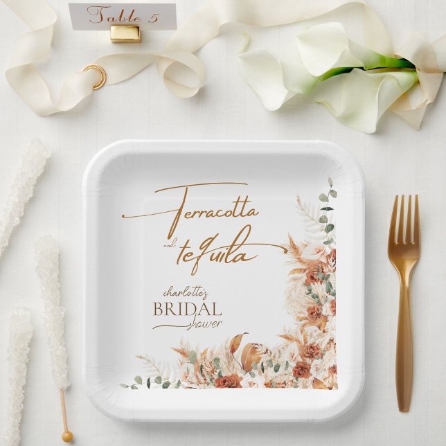Papel Terracota y tequila Despedida de soltera Plato de  (Subido por el creador)