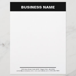 Papel timbrado promocional profesional con marca c