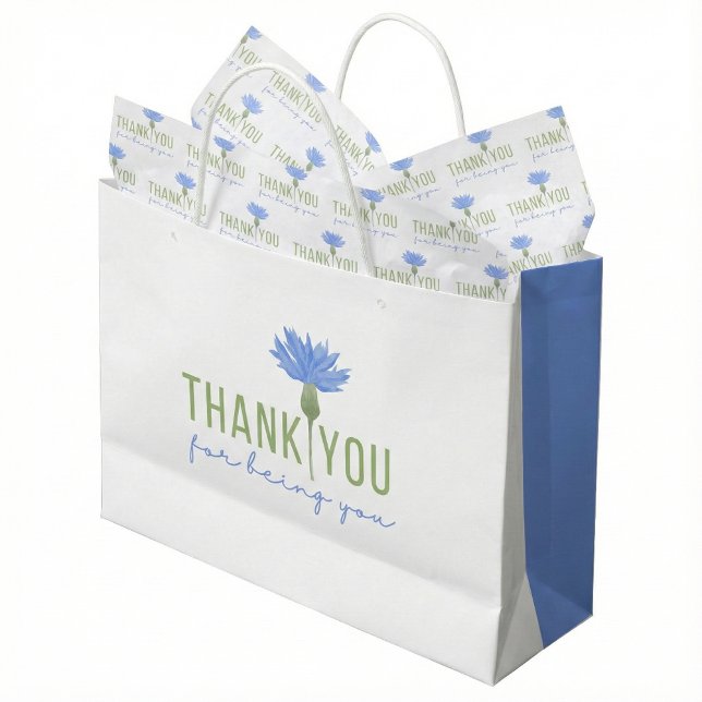 Papel tisú Gracias por ser tú (Show your gratitude with this, "Thank you for being you" tissue paper! Matching gift bag available.)