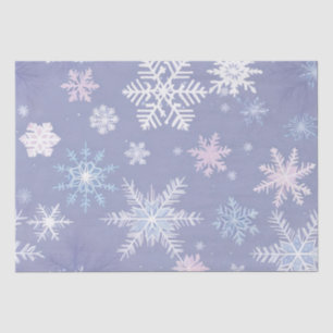 papel tisular de copos de nieve de cristal