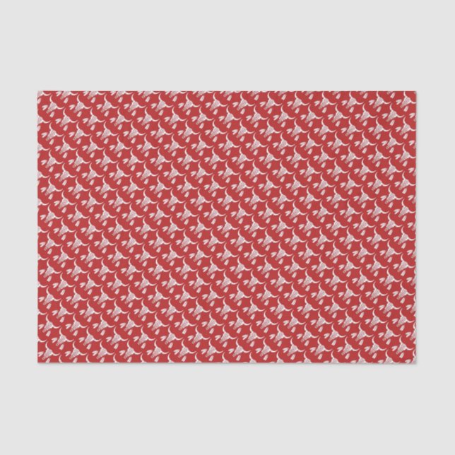 Papel tisular de las cráneo de búfalo pequeño (Anverso)