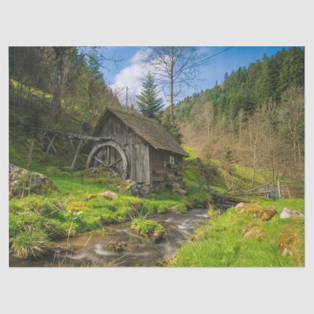 papel tisular de molino de país (Anverso)